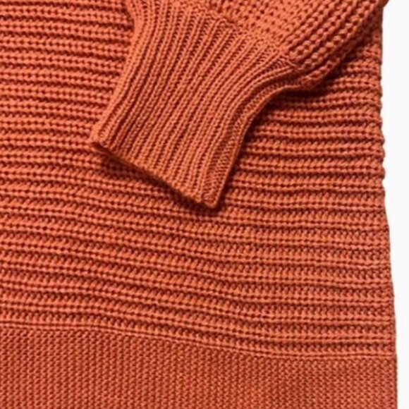 1XL14 Plus Size Casual Cardigan, Solid Button Up Lantern Sleeve V Neck Cardigan - Picture 4 of 5